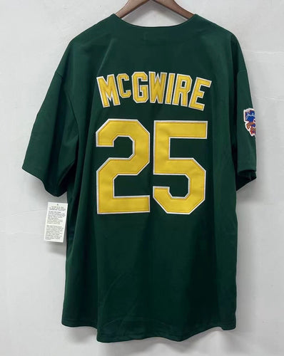 Mark McGwire Oakland A’s Athletics Jersey green