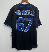 Vin Scully Los Angeles Dodgers Jersey Mitchell & Ness black