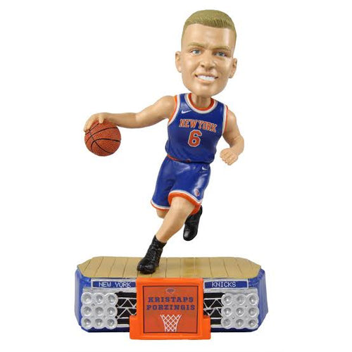 Kristaps Porzingis New York Knicks Bobblehead Forever Collectibles