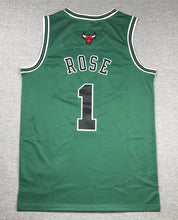 Derrick Rose Chicago Bulls Official NBA Green St. Patrick’s Day Jersey