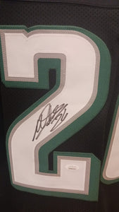 Miles Sanders autographed Philadelphia Eagles Custom jersey JSA Witnessed COA