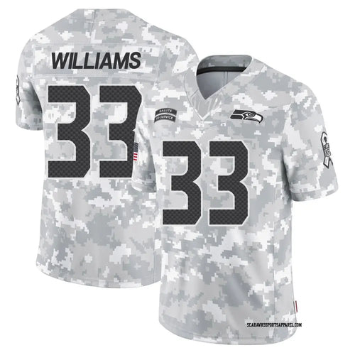 Dee Williams Seattle Seahawks Official NFL Jersey Nike 2024 Salute to Service