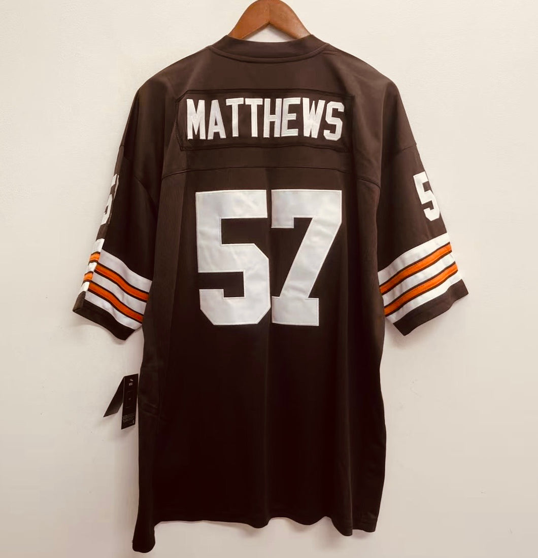 Clay Matthews Cleveland Browns Official NFL Mitchell & Ness Jersey