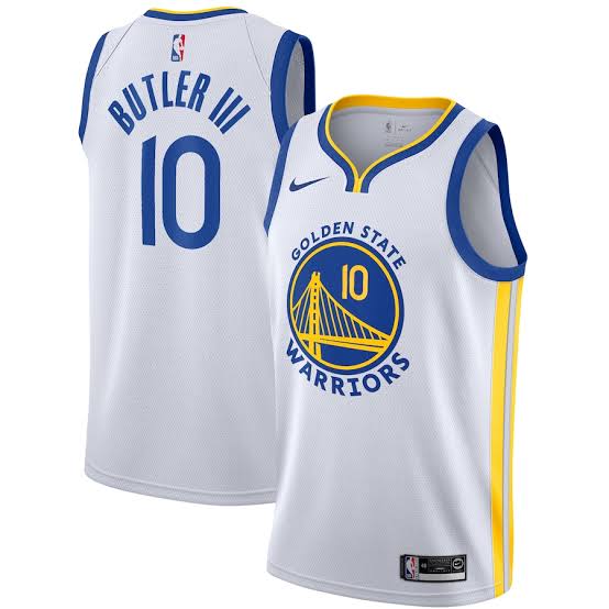 Jimmy Butler Golden State Warriors Official NBA Nike Jersey white