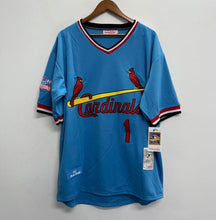 Ozzie Smith YOUTH KIDS St. Louis Cardinals Official MLB Mitchell & Ness World Series Jersey
