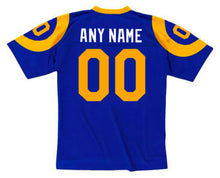 Any name & Number customized Los Angeles Rams NFL Mitchell & Ness jersey blue