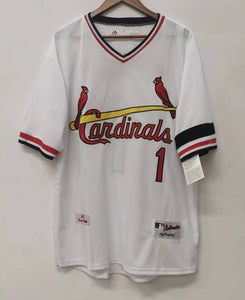 Ozzie Smith St. Louis Cardinals Jersey 1982 Majestic white