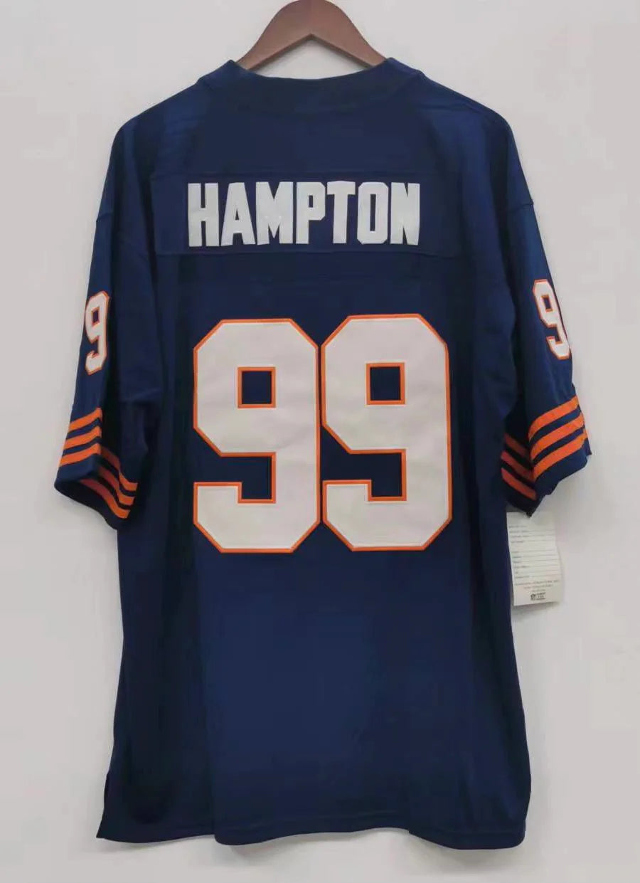 Maillot Vintage Chicago Bears Dan Hampton - Taille XL, Bleu Marine, MacGregor, NFL, Occasion