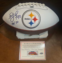 Troy Polamalu Autographed Pittsburgh Steelers Football  with COA