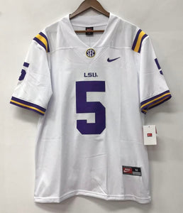 Jayden Daniels LSU Tigers Jersey NIKE white