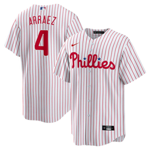 Luis Arraez Philadelphia Phillies Official MLB Nike Jersey White Pinstripes