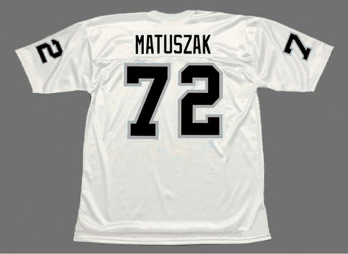 John Matuszak Oakland Las Vegas Raiders Mitchell & Ness Jersey white