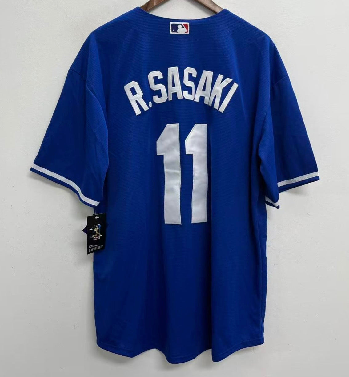Roki Sasaki Los Angeles Dodgers Official MLB Nike Jersey blue