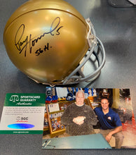 Paul Hornung Notre Dame Autographed Mini Helmet with COA