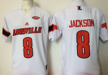 Lamar Jackson Louisville Cardinals Jersey white