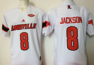 Lamar Jackson Louisville Cardinals Jersey white