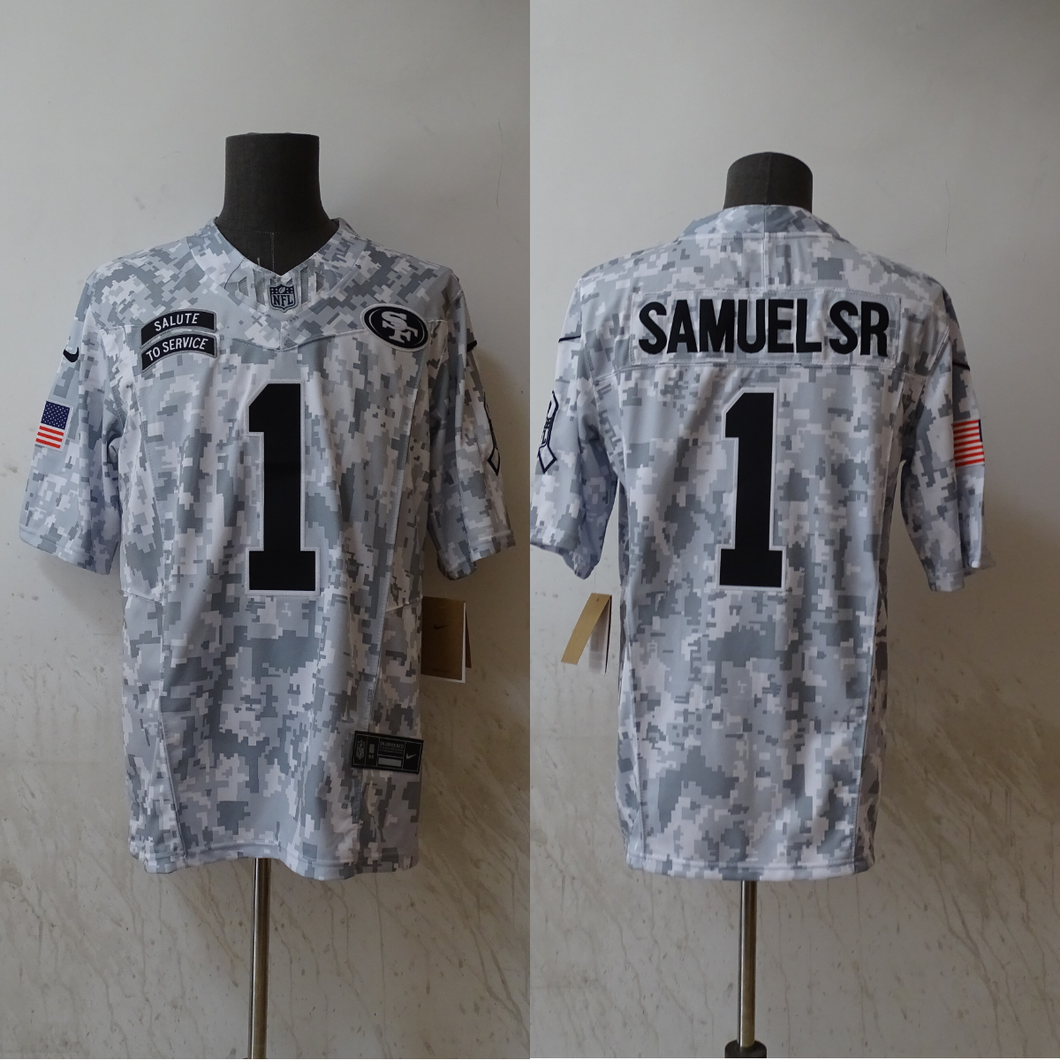 Deebo Samuel San Francisco 49ers Nike 2024 NFL Salute to Service Jersey