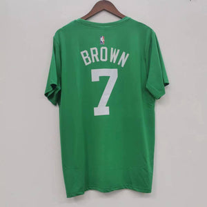 Jaylen Brown Name & Number Boston Celtics T shirt