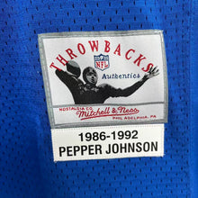 Pepper Johnson 1991 Mitchell & Ness New York Giants Jersey