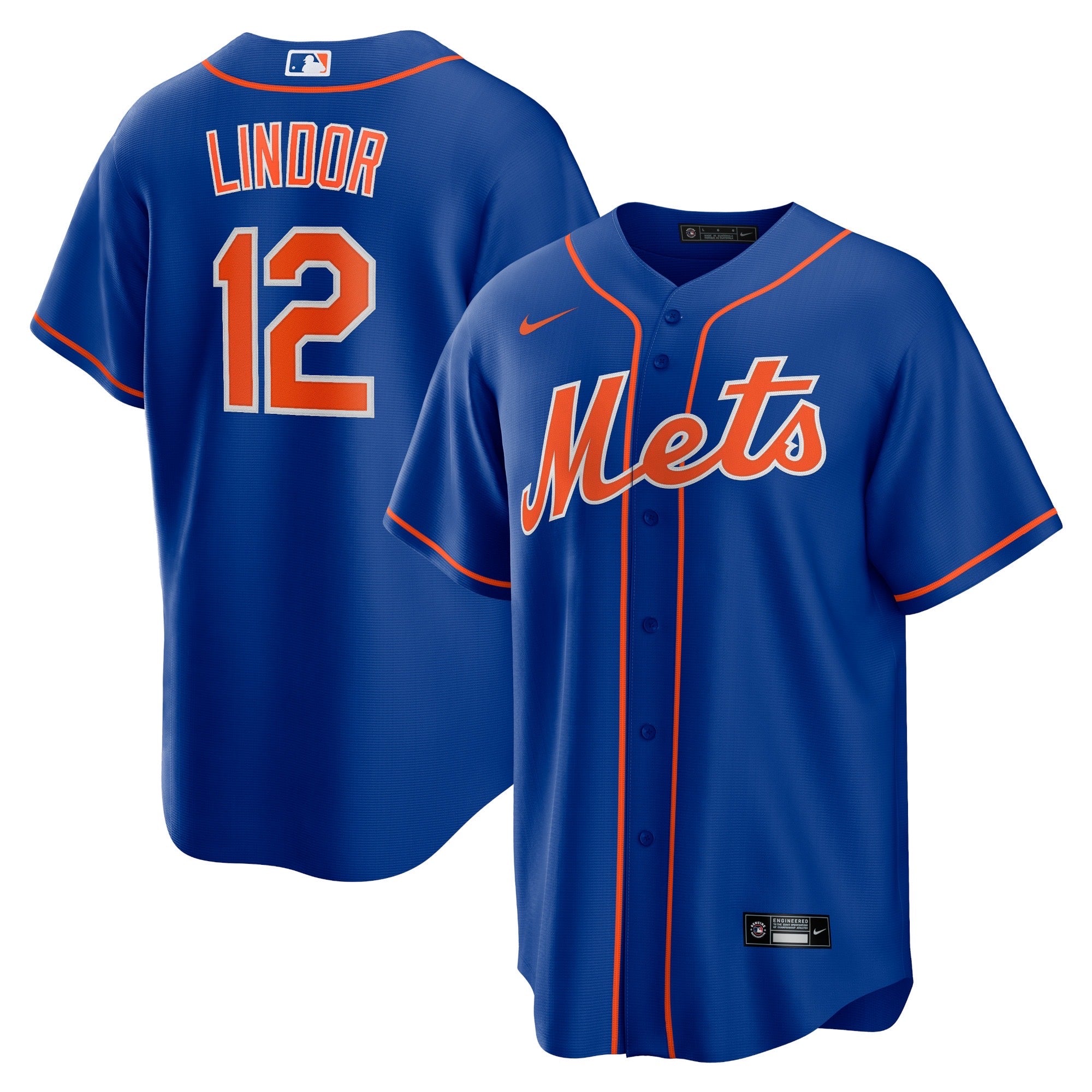 Francisco Lindor New York Mets Jersey blue – Classic Authentics