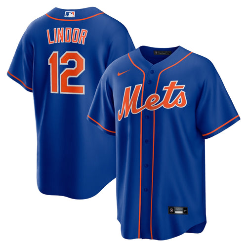 Francisco Lindor New York Mets Jersey blue