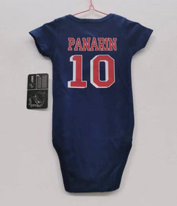 Arteni Panarin New York Rangers baby onesie creeper snap suit b/t blue