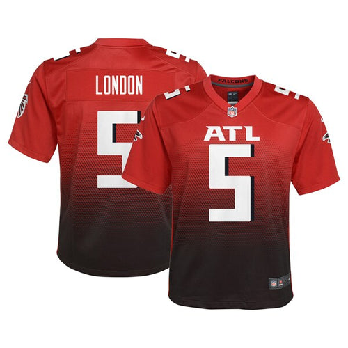 Drake London Atlanta Falcons Official NFL Nike Jersey red