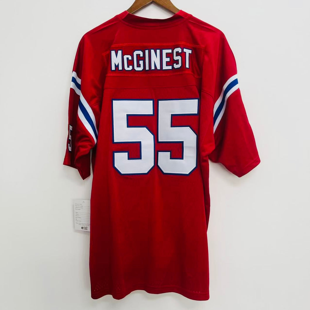 Willie McGinest New England Patriots Official NFL Mitchell & Ness Jersey