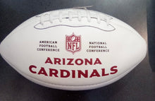 Arizona Cardinals Full Size logo Autograph Signature Football