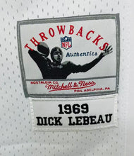 DICK LEBEAU 1969 Detroit Lions NFL Mitchell & Ness Jersey
