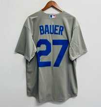 Trevor Bauer Los Angeles Dodgers Official MLB Nike jersey gray