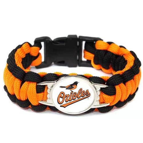 Baltimore Orioles snap clasp bracelet