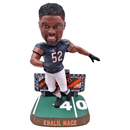 Khalil Mack Chicago Bears Bobblehead Forever Collectibles