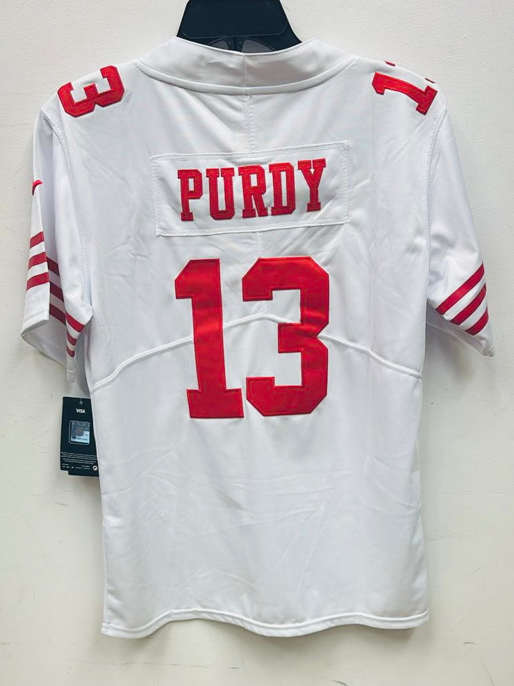 San Francisco 49ers Brock Purdy White Nike Game Jersey