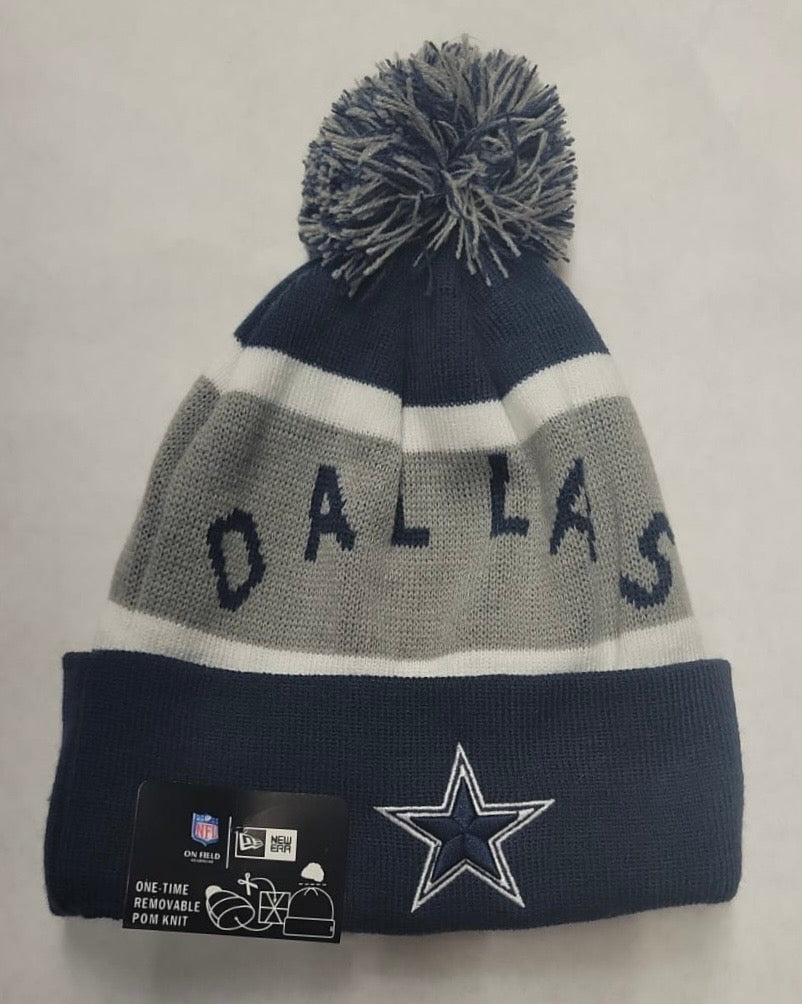 Dallas Cowboys NFL New Era winter Hat with Pom Pom