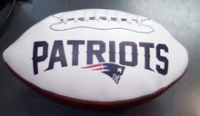 New England Patriots Full Size logo Autograph Signature Football
