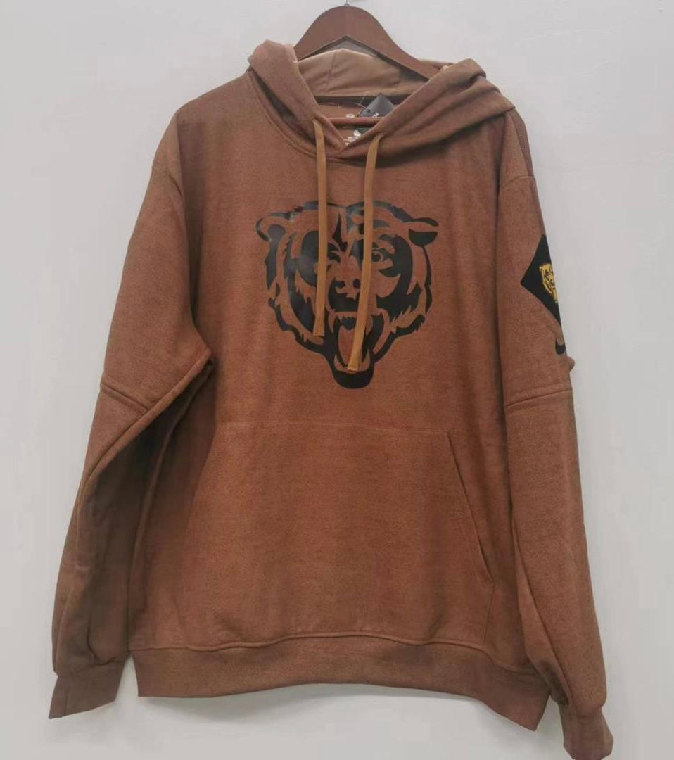 NFL Chicago Bears Salute To Service Brown Hoodie