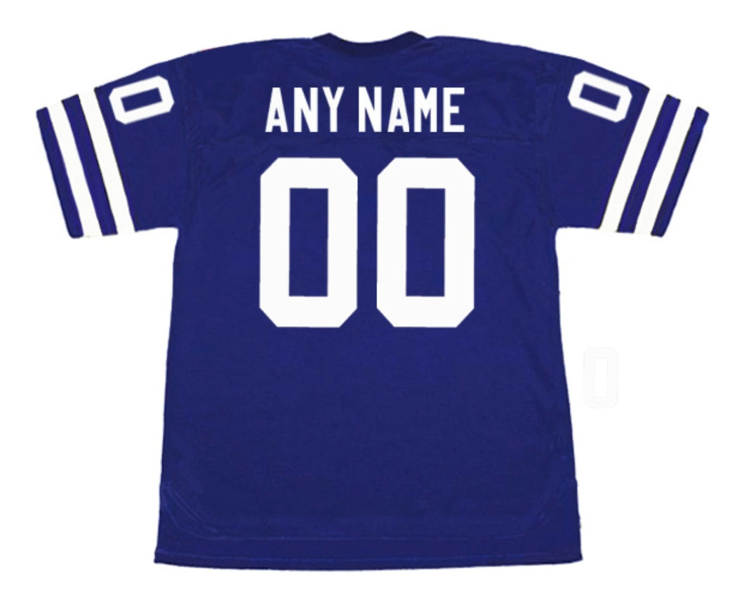 Any name & Number customized Los Angeles Rams NFL Mitchell & Ness jersey blue
