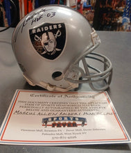 Marcus Allen Autographed Las Vegas Oakland Raiders Mini Helmet with COA