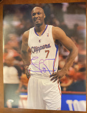 Lamar Odom Los Angeles Clippers Autographed 11X14 photo with COA