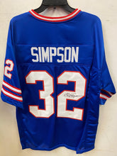 O.J. Simpson autographed Buffalo Bills Custom jersey JSA Witnessed COA