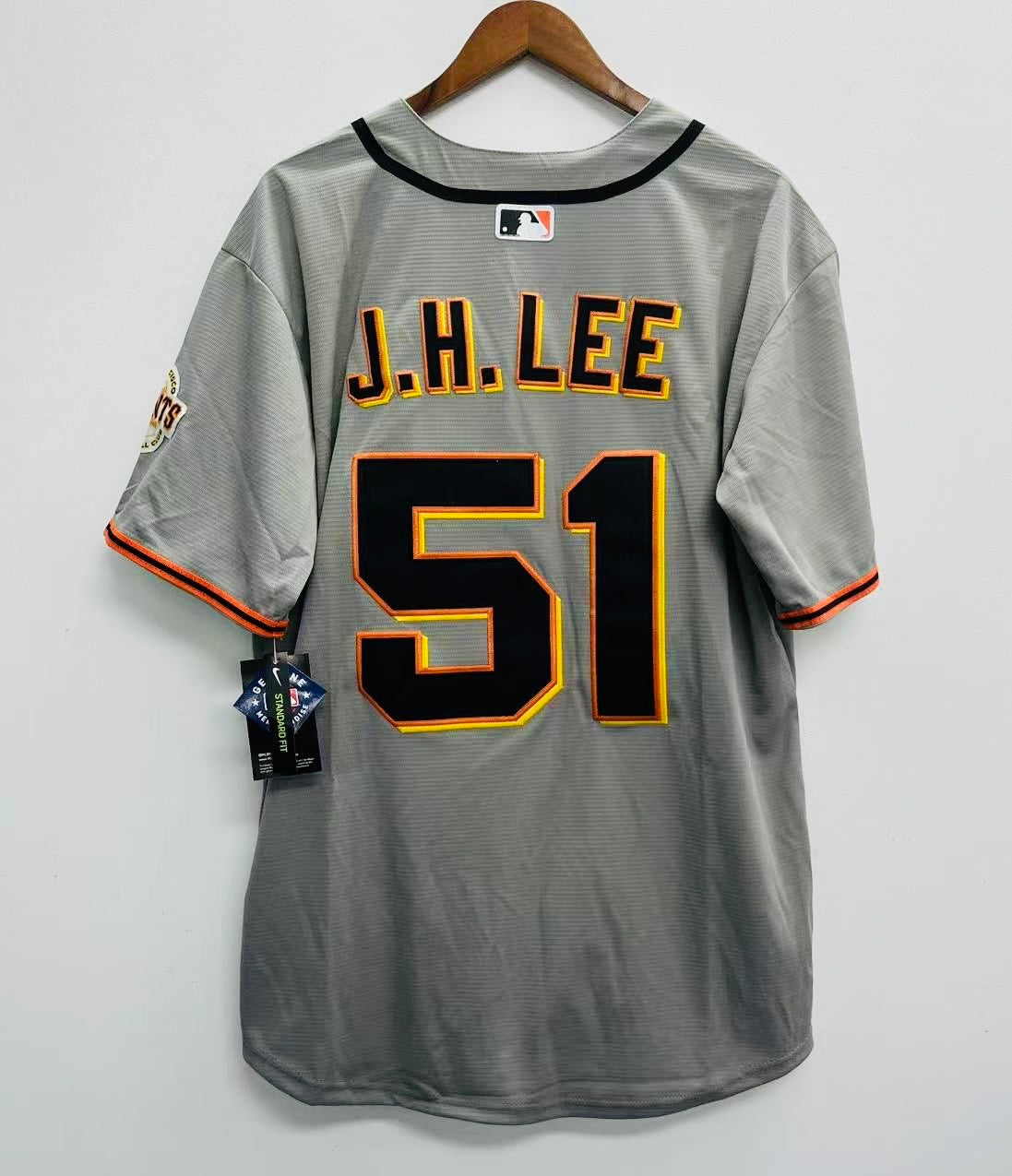 Jung Hoo Lee San Francisco Giants Official MLB Nike Jersey gray