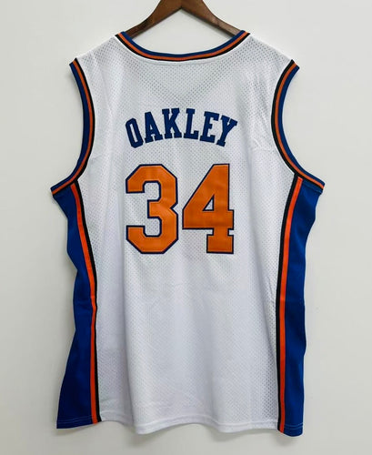 Charles Oakley New York Knicks Official NBA Mitchell & Ness Jersey white