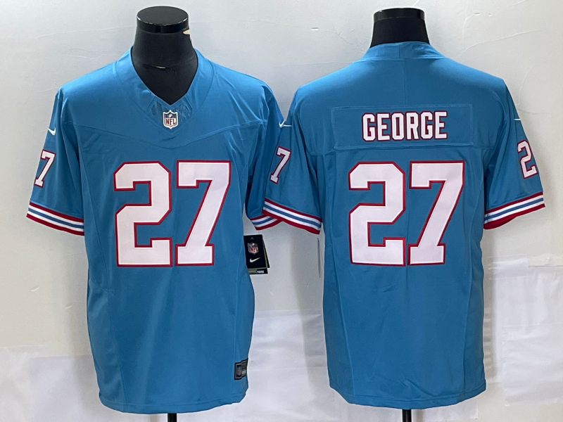 Eddie George Houston Oilers Tennessee Titans Official NFL Nike jersey