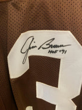 Jim Brown Cleveland Browns autographed jersey With COA