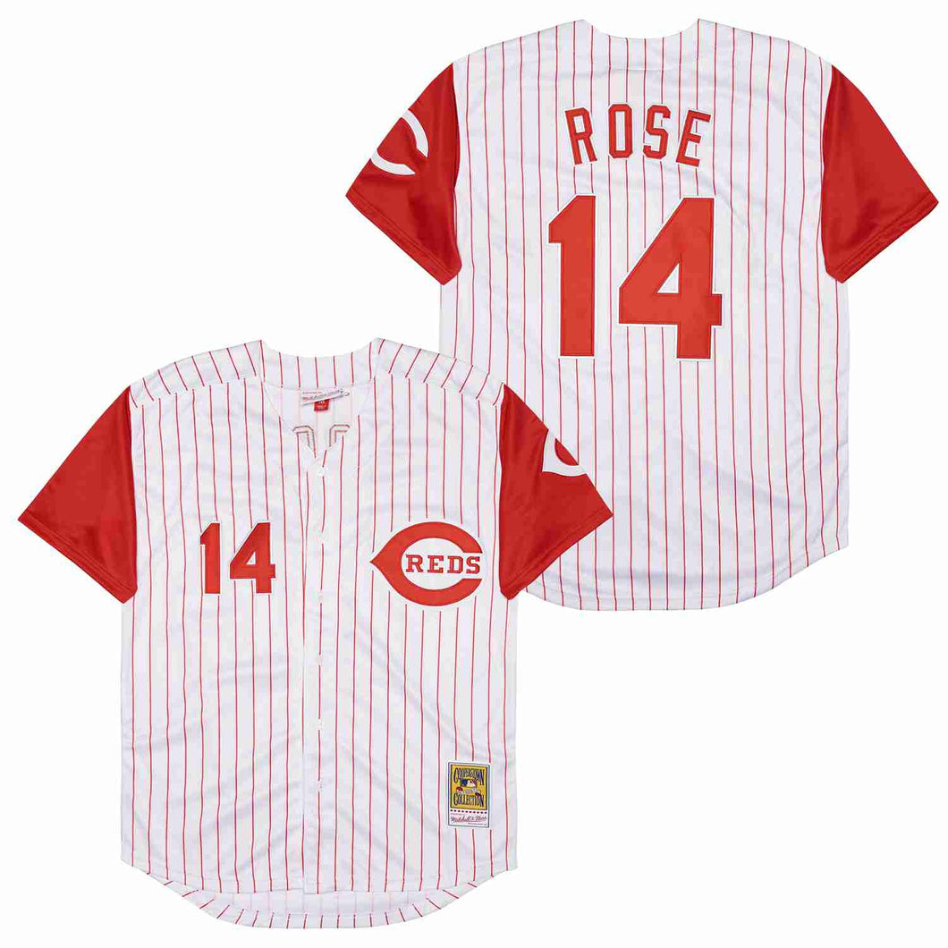 Pete Rose Cincinnati Reds Jersey Mitchell & Ness