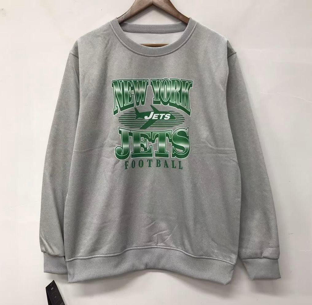 New York Jets Retro throwback logo Official NFL crewneck sweatshirt