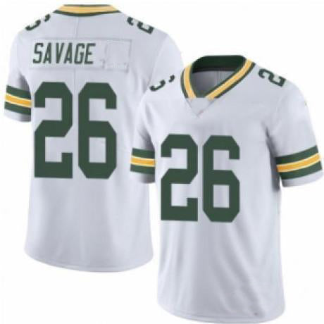 AJ Dillon Green Bay Packers Jersey white – Classic Authentics