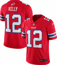 Jim Kelly Youth Kids Buffalo Bills Official NFL Nike red alternate Jersey
