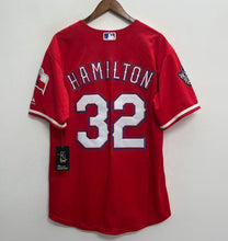 Josh Hamilton Texas Rangers official MLB Jersey 2010  World Series Majestic